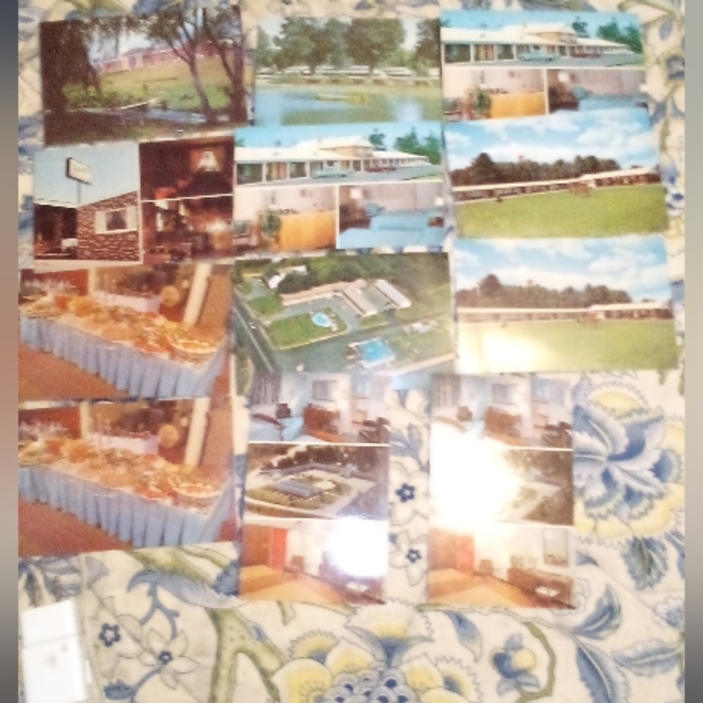 Lot of 15 vintage postcards from hotels in Massachusetts & Connecticut